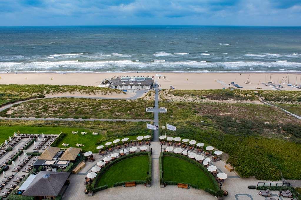 Grand Hotel Huis Ter Duin Нордвейк-ан-Зее Экстерьер фото Aerial view of the beach
