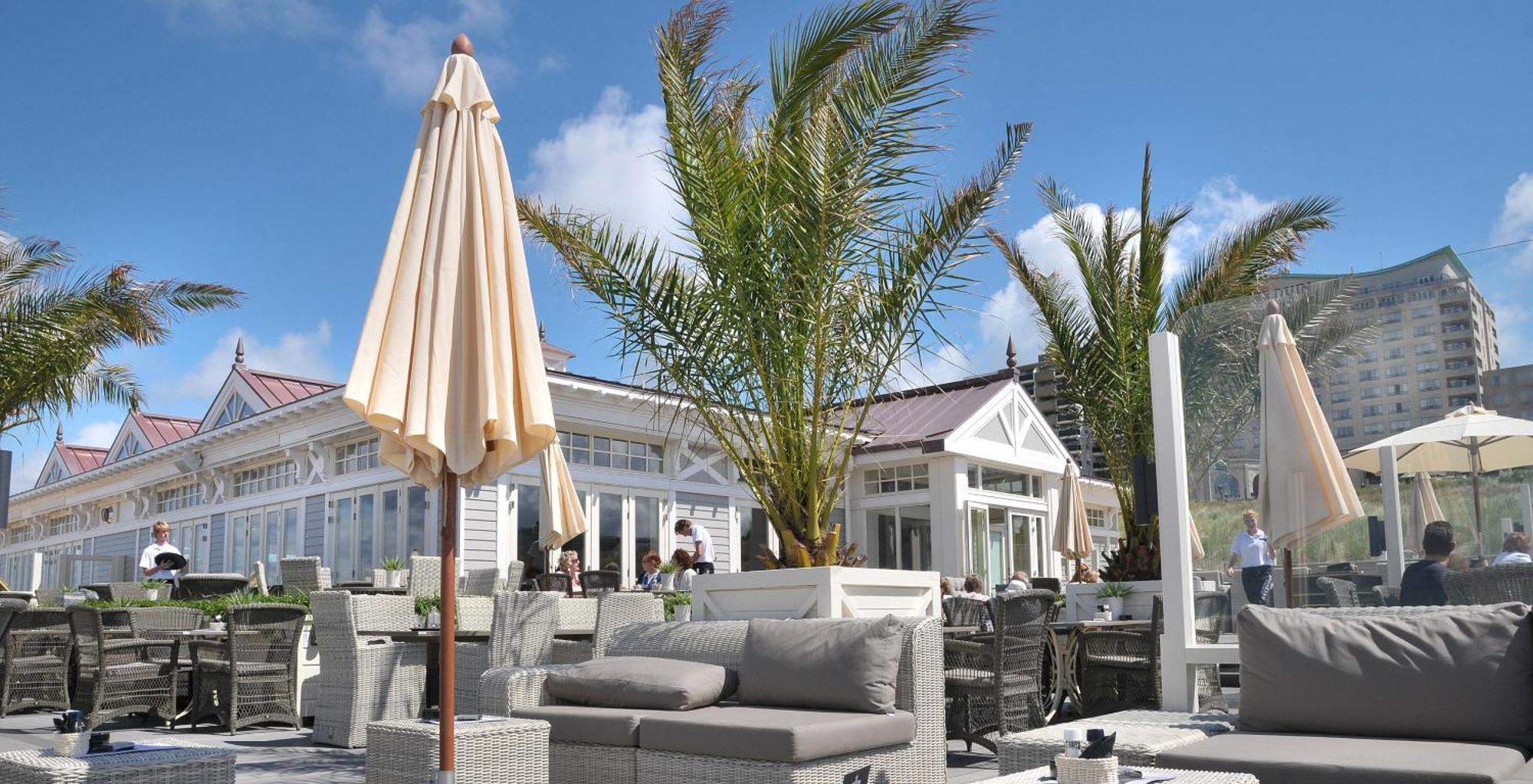 Grand Hotel Huis Ter Duin Нордвейк-ан-Зее Экстерьер фото The beach club at the Hotel Axelmannstein